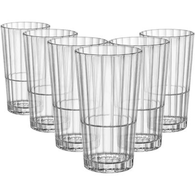 Verres Highball Bormioli Rocco Oxford Bar - 6 pièces - 395ml - Publicité Verres Highball Bormioli Rocco Oxford Bar - 6 pièces - 395ml - Publicité