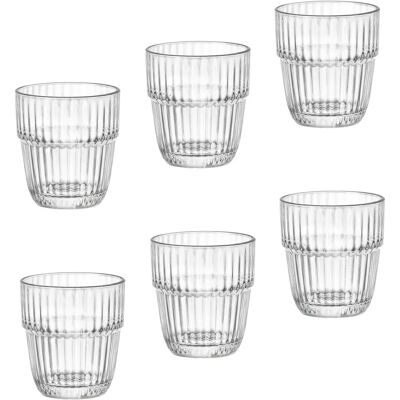 Ensemble de verres Bormioli Rocco Barshine - 6 verre transparents 300 ml Ensemble de verres Bormioli Rocco Barshine - 6 verre transparents 300 ml