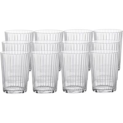 Verres Bormioli Rocco - Effet Optique - Coffret de 12 - Publicité Verres Bormioli Rocco - Effet Optique - Coffret de 12 - Publicité