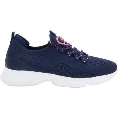 Scholl Camden Textile Tricoté Bleu Marine / Fuchsia Baskets - Chaussures Décontractées Scholl Camden Textile Tricoté Bleu Marine / Fuchsia Baskets - Chaussures Décontractées