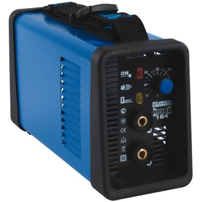 Kit saldatura inverter Awelco Mikro 164 - 25-140A, Blu Kit saldatura inverter Awelco Mikro 164 - 25-140A, Blu