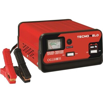 Cargador de batería Tecnoweld T1 - Para baterías de plomo-ácido 12V hasta 40Ah Cargador de batería Tecnoweld T1 - Para baterías de plomo-ácido 12V hasta 40Ah
