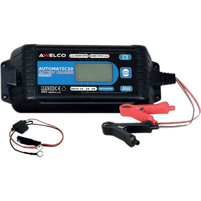 Awelco Automatic 20 - Caricabatterie mantenitore automatico - 12V / 24V - fino a 120A Awelco Automatic 20 - Caricabatterie mantenitore automatico - 12V / 24V - fino a 120A