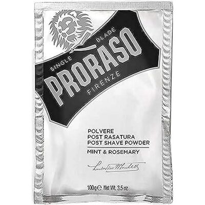 Proraso Etterbarberpulver Mynt & Rosmarin (100 g) Proraso Etterbarberpulver Mynt & Rosmarin (100 g)