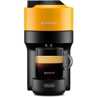 De'Longhi Vertuo Pop Coffee Pod Machine - Yellow De'Longhi Vertuo Pop Coffee Pod Machine - Yellow