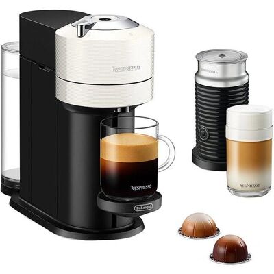 De'Longhi Vertuo Next Coffee Machine - 7 Cup Sizes, White De'Longhi Vertuo Next Coffee Machine - 7 Cup Sizes, White