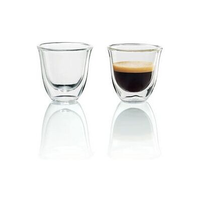De’Longhi Copos de café com parede dupla - 90 ml - Copos de espresso De’Longhi Copos de café com parede dupla - 90 ml - Copos de espresso