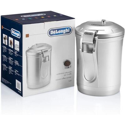 De’Longhi Vacuum Coffee Canister - Silver De’Longhi Vacuum Coffee Canister - Silver