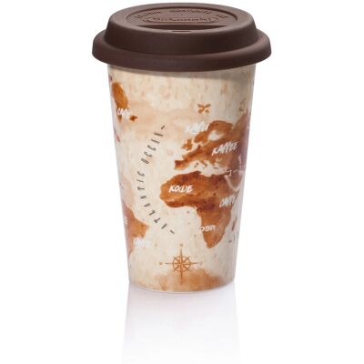 De'Longhi DLSC056 Reisebecher - Thermisch 350ml Braun De'Longhi DLSC056 Reisebecher - Thermisch 350ml Braun