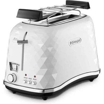 DeLonghi CTJ 2103.W - Biały - Toaster na 2 kromki DeLonghi CTJ 2103.W - Biały - Toaster na 2 kromki