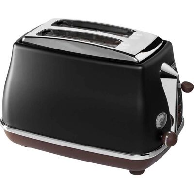 De'Longhi CTOV 2103.BK - Svart - Rostfritt brödrost De'Longhi CTOV 2103.BK - Svart - Rostfritt brödrost