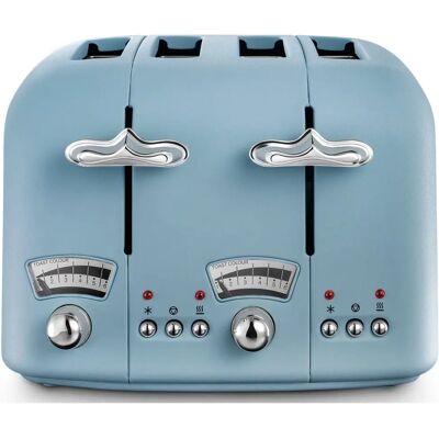 De'Longhi Argento Flora - Blue - Toaster De'Longhi Argento Flora - Blue - Toaster