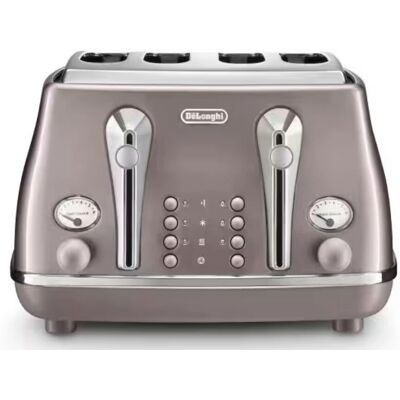 De'Longhi Icona Metallics - Pink - Toaster De'Longhi Icona Metallics - Pink - Toaster