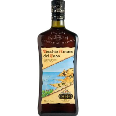Caffo Vecchio Amaro del Capo - Liqueur aux Herbes 1L - Digestion - Publicité Caffo Vecchio Amaro del Capo - Liqueur aux Herbes 1L - Digestion - Publicité