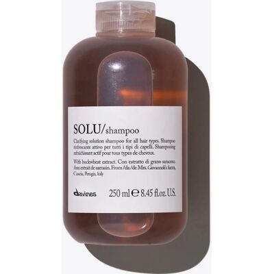 Shampoo Solu di Davines - Clarificante, Vegano, 250ml Shampoo Solu di Davines - Clarificante, Vegano, 250ml