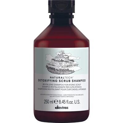 Davines Natural Tech Detoxende Scrub Shampoo - Atonisk hovedbund - 250ml Davines Natural Tech Detoxende Scrub Shampoo - Atonisk hovedbund - 250ml