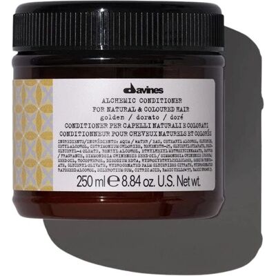 Davines Kultainen Alchemic-hoitoaine - Väriä tehostava hoito Davines Kultainen Alchemic-hoitoaine - Väriä tehostava hoito