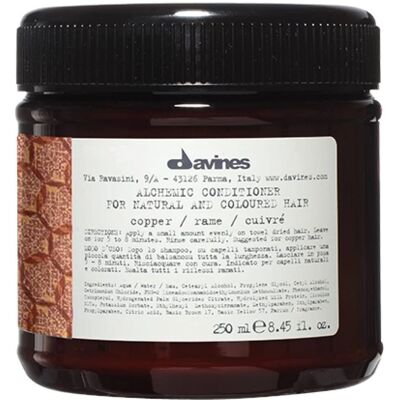 Balsam Alchemic Cuivre Davines - pentru păr natural și vopsit Balsam Alchemic Cuivre Davines - pentru păr natural și vopsit