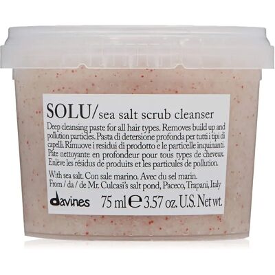 Davines Solu Sea Salt Scrub 75 ml - Gommage au Sel Marin Davines Solu Sea Salt Scrub 75 ml - Gommage au Sel Marin