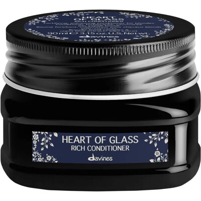 Après-shampoing Riche Heart Of Glass de Davines - Nourrissant et fortifiant pour cheveux blonds Après-shampoing Riche Heart Of Glass de Davines - Nourrissant et fortifiant pour cheveux blonds