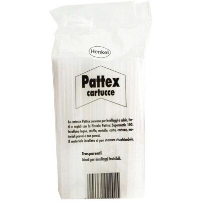 HENKEL - Bastoncini Colla Caldo - Trasparente 200mm - 1kg HENKEL - Bastoncini Colla Caldo - Trasparente 200mm - 1kg