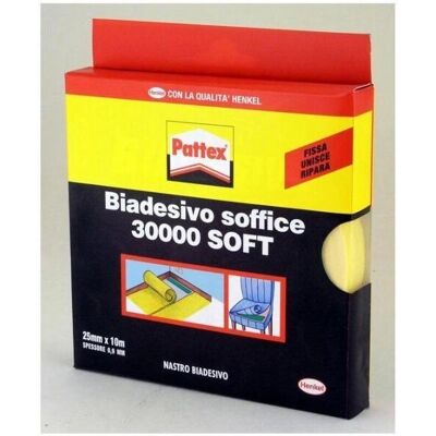 Pattex Modelo 30000 Soft Cinta adhesiva 25mm x 10m - Cinta adhesiva Pattex Modelo 30000 Soft Cinta adhesiva 25mm x 10m - Cinta adhesiva