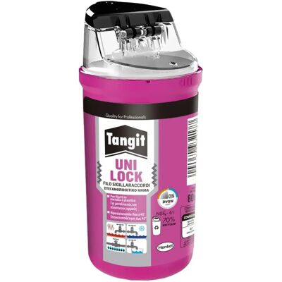 Henkel Uni-Lock Rohrdichtung - 80m, Weiß, Zertifiziert Henkel Uni-Lock Rohrdichtung - 80m, Weiß, Zertifiziert