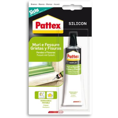 Selante de silicone branco Pattex - Vedante universal para vidro e metais Selante de silicone branco Pattex - Vedante universal para vidro e metais