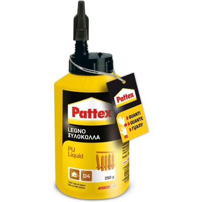 HENKEL Pattex Colla Poliuretano per Legno - 250g - Colla HENKEL Pattex Colla Poliuretano per Legno - 250g - Colla