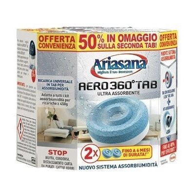 Ariasana - Aero 360° Tab Absorber - 450 g - Pack 2 Ariasana - Aero 360° Tab Absorber - 450 g - Pack 2