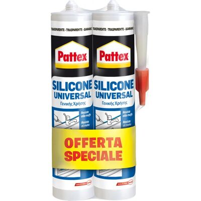 Pattex 2236271 - Silicona universal transparente - Sellador Pattex 2236271 - Silicona universal transparente - Sellador