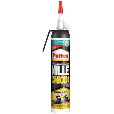 Colla Pattex Millechiodi Forte e Rapido - 250g Colla Pattex Millechiodi Forte e Rapido - 250g