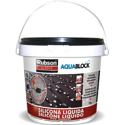 RUBSON - Silicone Líquido Aquablock SL3000 - Impermeabilização e Reparação de Telhados RUBSON - Silicone Líquido Aquablock SL3000 - Impermeabilização e Reparação de Telhados