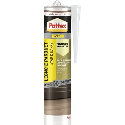 Sigillante Acrilico Mogano Pattex per Legno e Parquet - Sigillante Sigillante Acrilico Mogano Pattex per Legno e Parquet - Sigillante