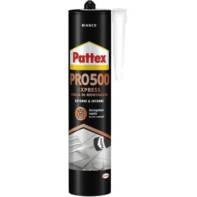 Pattex PRO500 - Asciugatura ultra rapida - Adesivo multimateriale - 440g - Colla Pattex PRO500 - Asciugatura ultra rapida - Adesivo multimateriale - 440g - Colla