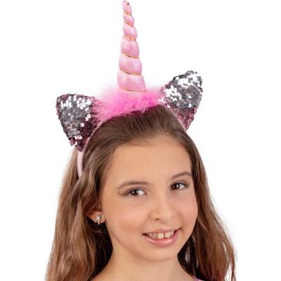 Cerchietto unicorno reversibile 414 - Costume Cerchietto unicorno reversibile 414 - Costume