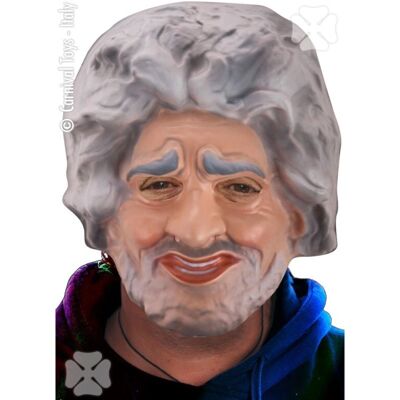 Carnival Toys 00507 Maschera Parziale Beppe Grillo - Costume Carnival Toys 00507 Maschera Parziale Beppe Grillo - Costume