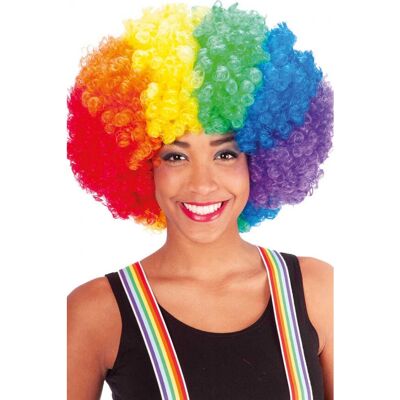 Carnival Toys 2347 Parrucca da Clown Riccia Arcobaleno - Accessorio per costume Carnival Toys 2347 Parrucca da Clown Riccia Arcobaleno - Accessorio per costume