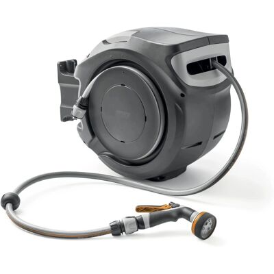 Kit Tubo Irrigazione GF - 25m Tubo Flessibile Rinforzato con Aquastop e Pistola 8 Getti Kit Tubo Irrigazione GF - 25m Tubo Flessibile Rinforzato con Aquastop e Pistola 8 Getti