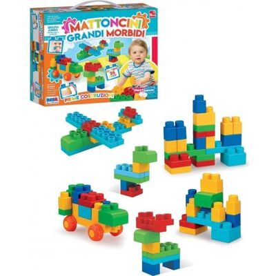 Ronchi Supertoys Mattoncini Grandi Morbidi - Costruzioni Ronchi Supertoys Mattoncini Grandi Morbidi - Costruzioni
