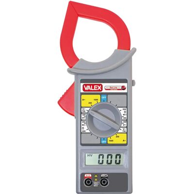 Valex - Stromzange mit Digitaltester und Batterien - 18000166 Valex - Stromzange mit Digitaltester und Batterien - 18000166