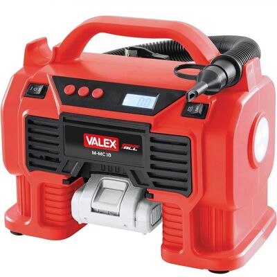 VALEX M-MC18 - Akku-Luftkompressor - 18 V - Ohne Akku oder Ladegerät VALEX M-MC18 - Akku-Luftkompressor - 18 V - Ohne Akku oder Ladegerät