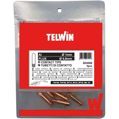 Conjunto de pontas de solda para alumínio TELWIN - 5 peças Conjunto de pontas de solda para alumínio TELWIN - 5 peças