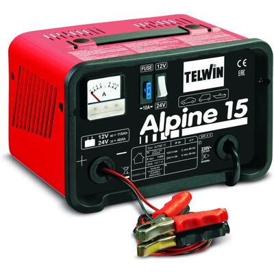 Telwin Alpine 15 - Battery Charger - Wet Batteries 12/24V Telwin Alpine 15 - Battery Charger - Wet Batteries 12/24V