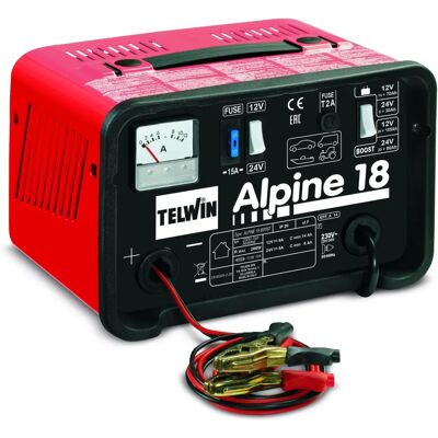 Chargeur de batterie Telwin 807545 - Batterie humide, 12/24V - Publicité Chargeur de batterie Telwin 807545 - Batterie humide, 12/24V - Publicité