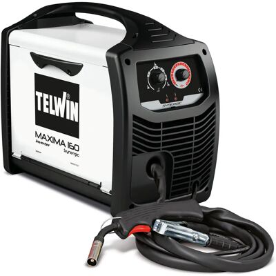 Telwin Maxima 160 Soldadora Sinergica - MIG/MAG, Flux, Sem Gás - 160A Telwin Maxima 160 Soldadora Sinergica - MIG/MAG, Flux, Sem Gás - 160A