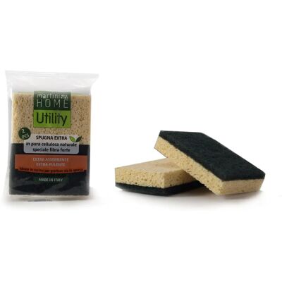 Martini Huis Gebruik - Cellulose Spons - Veelkleurig - 6,6x11x1,8cm - Schoonmaak Spons Martini Huis Gebruik - Cellulose Spons - Veelkleurig - 6,6x11x1,8cm - Schoonmaak Spons