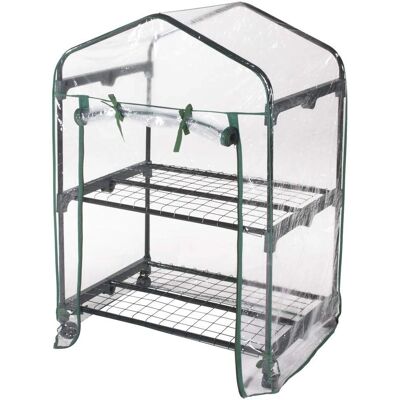 Verdelook Modelo 647 - Invernadero transparente con ruedas - Ideal para balcón y terraza Verdelook Modelo 647 - Invernadero transparente con ruedas - Ideal para balcón y terraza
