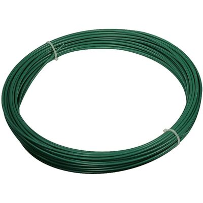 Verdelook Modello 434/2 Filo di ferro plastificato verde - Bobina di filo Verdelook Modello 434/2 Filo di ferro plastificato verde - Bobina di filo