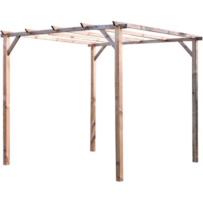 VERDELOOK - Gazebo Pergola 3x3 - Madera - 3x3 m - Gazebo VERDELOOK - Gazebo Pergola 3x3 - Madera - 3x3 m - Gazebo